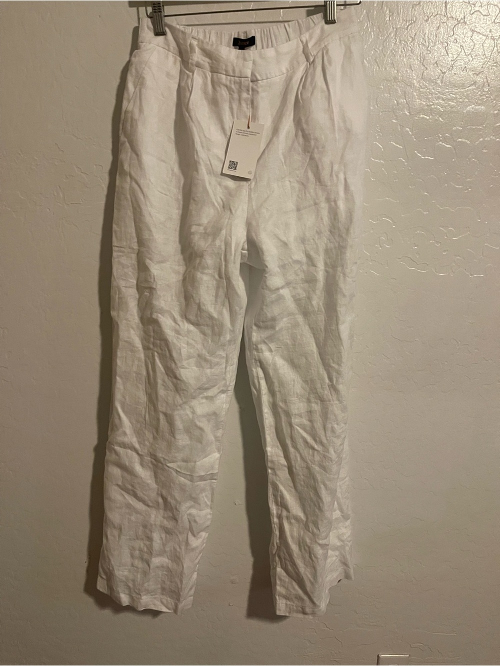 quince White Linen Pants NWT